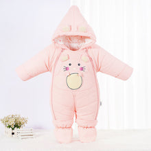 Load image into Gallery viewer, Newborn Baby Down One-piece Cotton Clothes +
