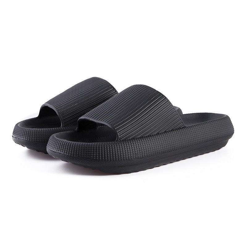 Non-slip Home Soft Bottom EVA Sandals Silent Thick Slippers +