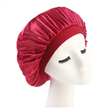 Load image into Gallery viewer, Durag &amp; Bonnet Sleeping  Set Women Hair Cap +
