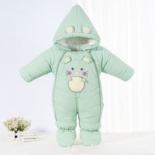 Load image into Gallery viewer, Newborn Baby Down One-piece Cotton Clothes +
