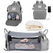Load image into Gallery viewer, Portable Baby Bed Foldable Baby Backpack +
