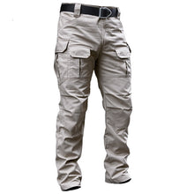 Load image into Gallery viewer, Spring And Autumn Waterproof Multi-pocket Sports Loose Tactical Casual Pants +
